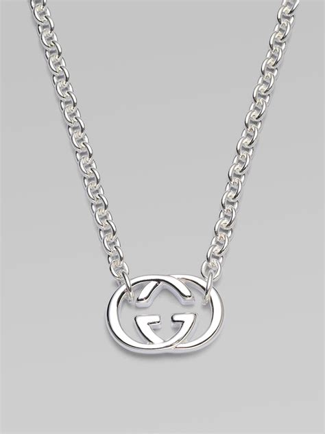 gucci snake necklace womens|gucci pendant necklace silver.